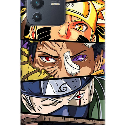 Naruto Character Vivo V23 5G Hard Case Back Cover by Casekaro