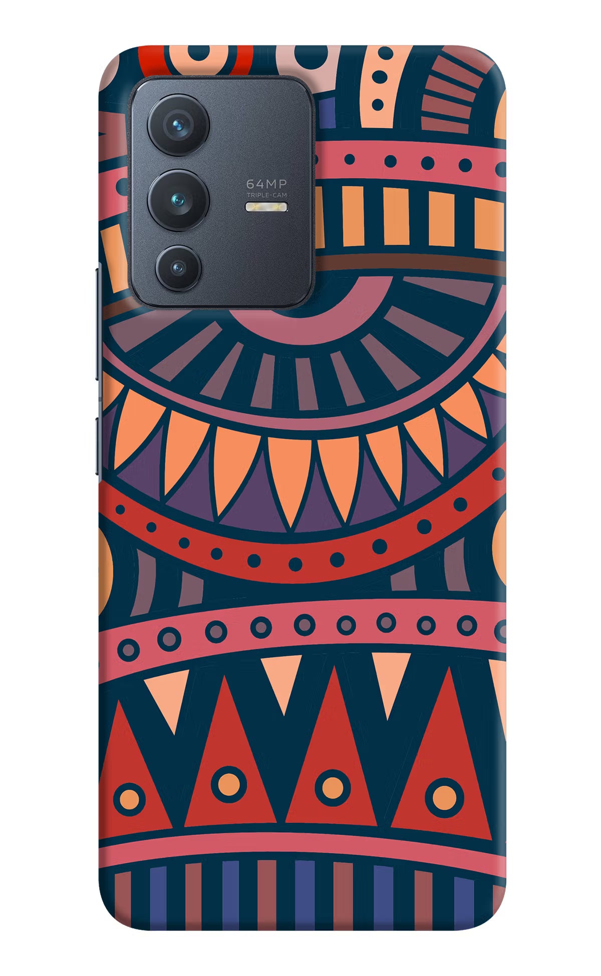 African Culture Design Vivo V23 5G Hard Case Back Cover by Casekaro