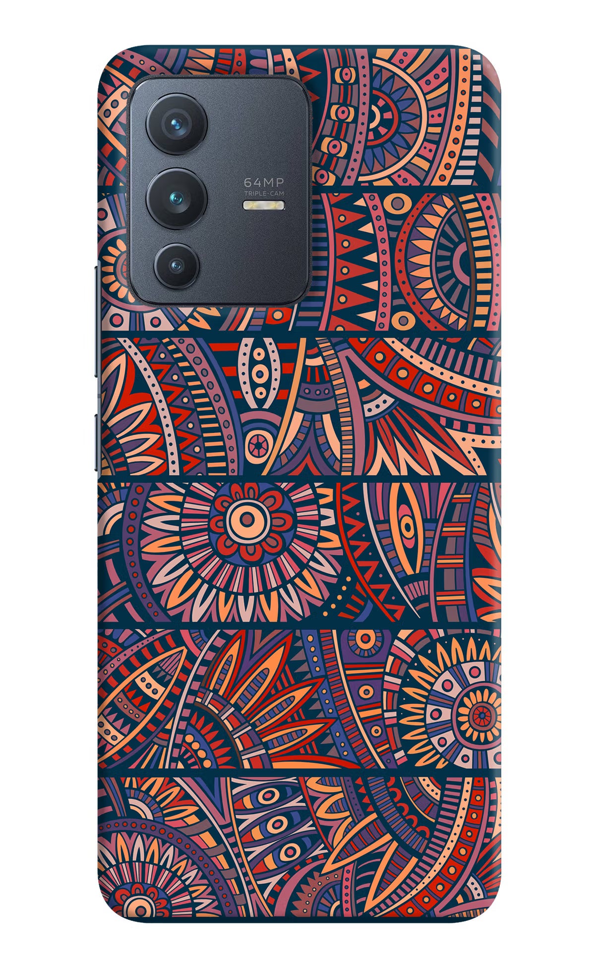 African Culture Design Vivo V23 5G Hard Case Back Cover by Casekaro