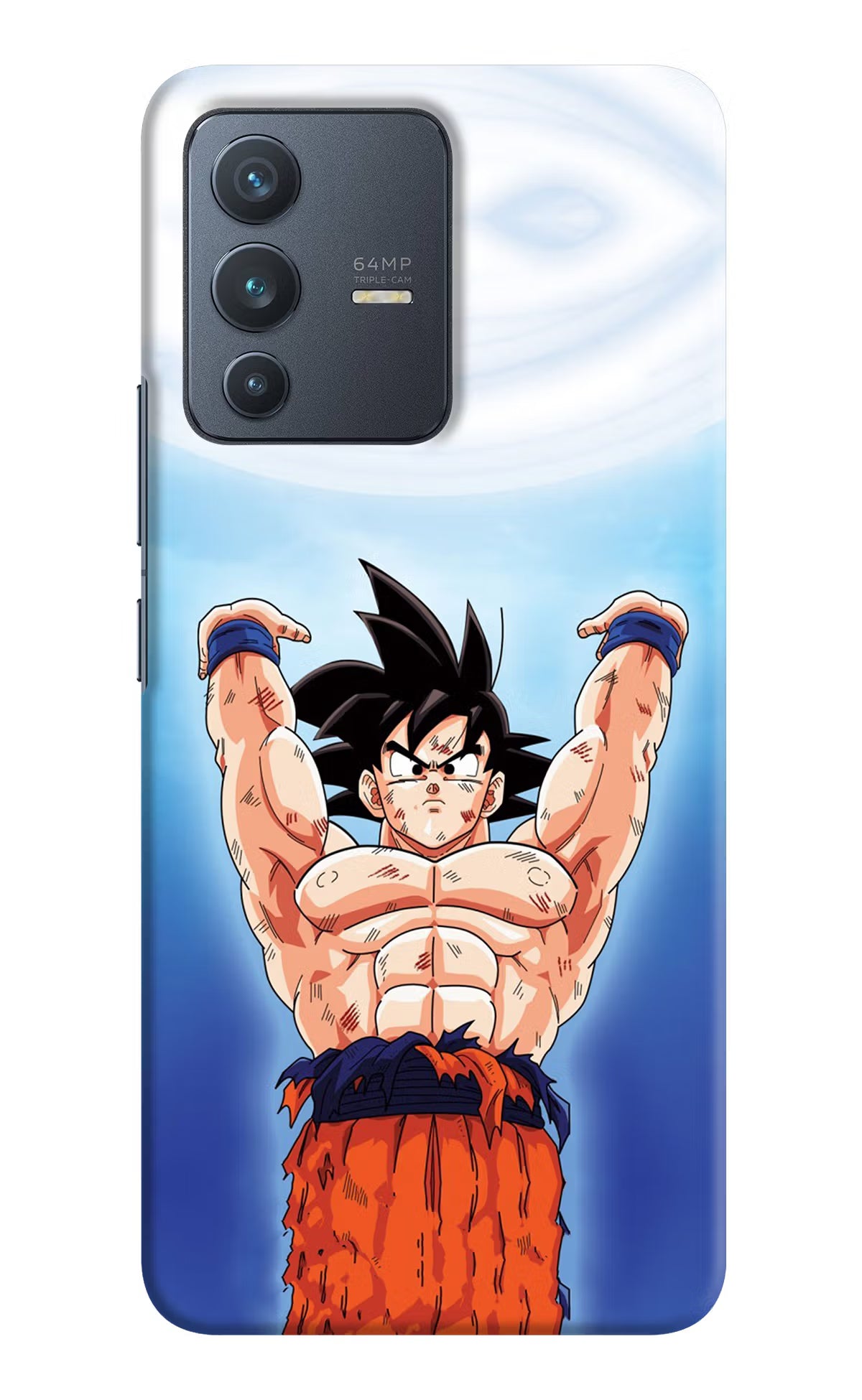Goku Power Vivo V23 5G Hard Case Back Cover by Casekaro
