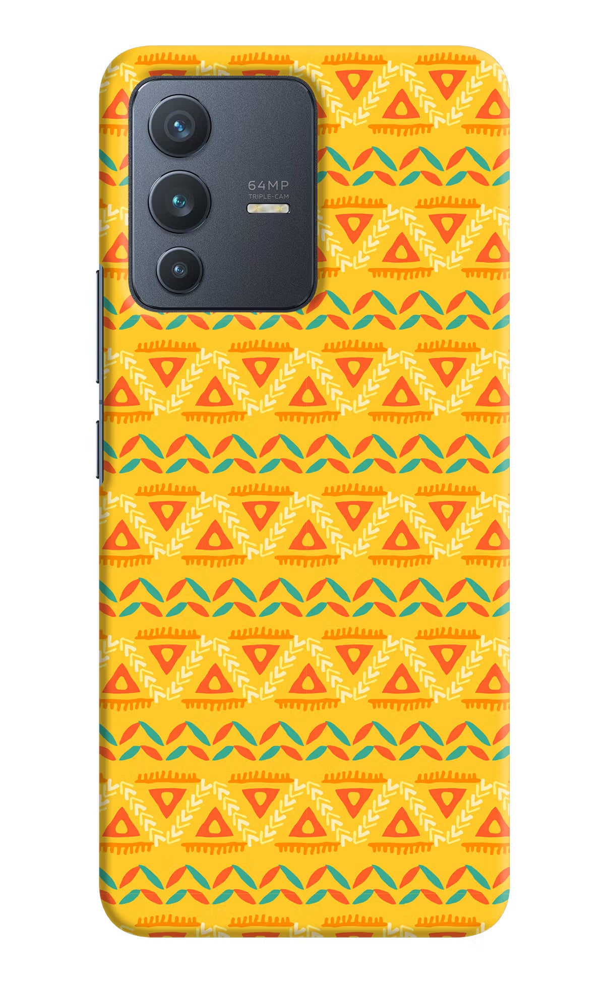 Tribal Pattern Vivo V23 5G Hard Case Back Cover by Casekaro