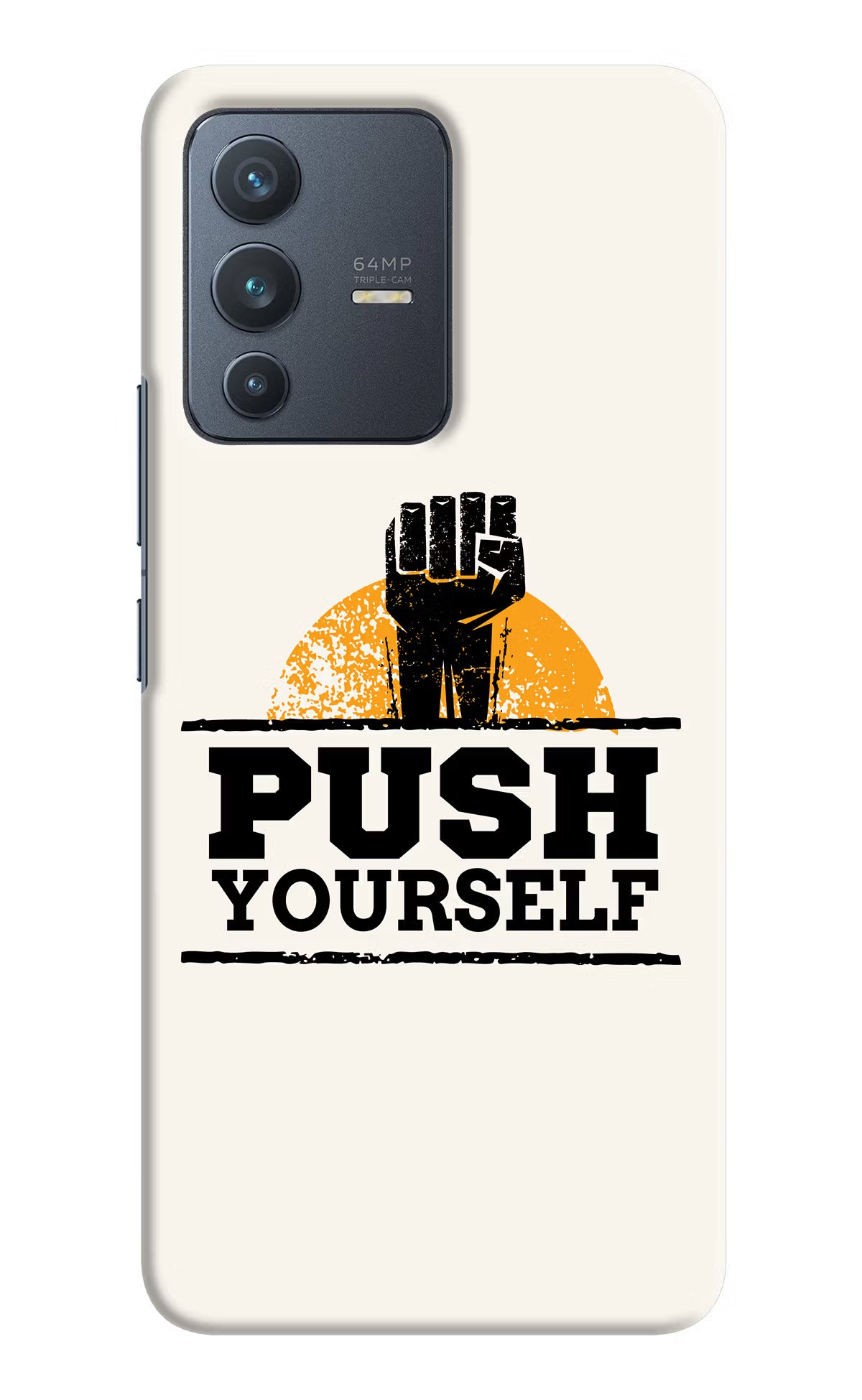 Push Yourself Vivo V23 5G Hard Case Back Cover by Casekaro