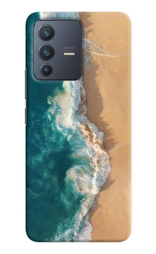 Ocean Beach Vivo V23 5G Hard Case Back Cover by Casekaro