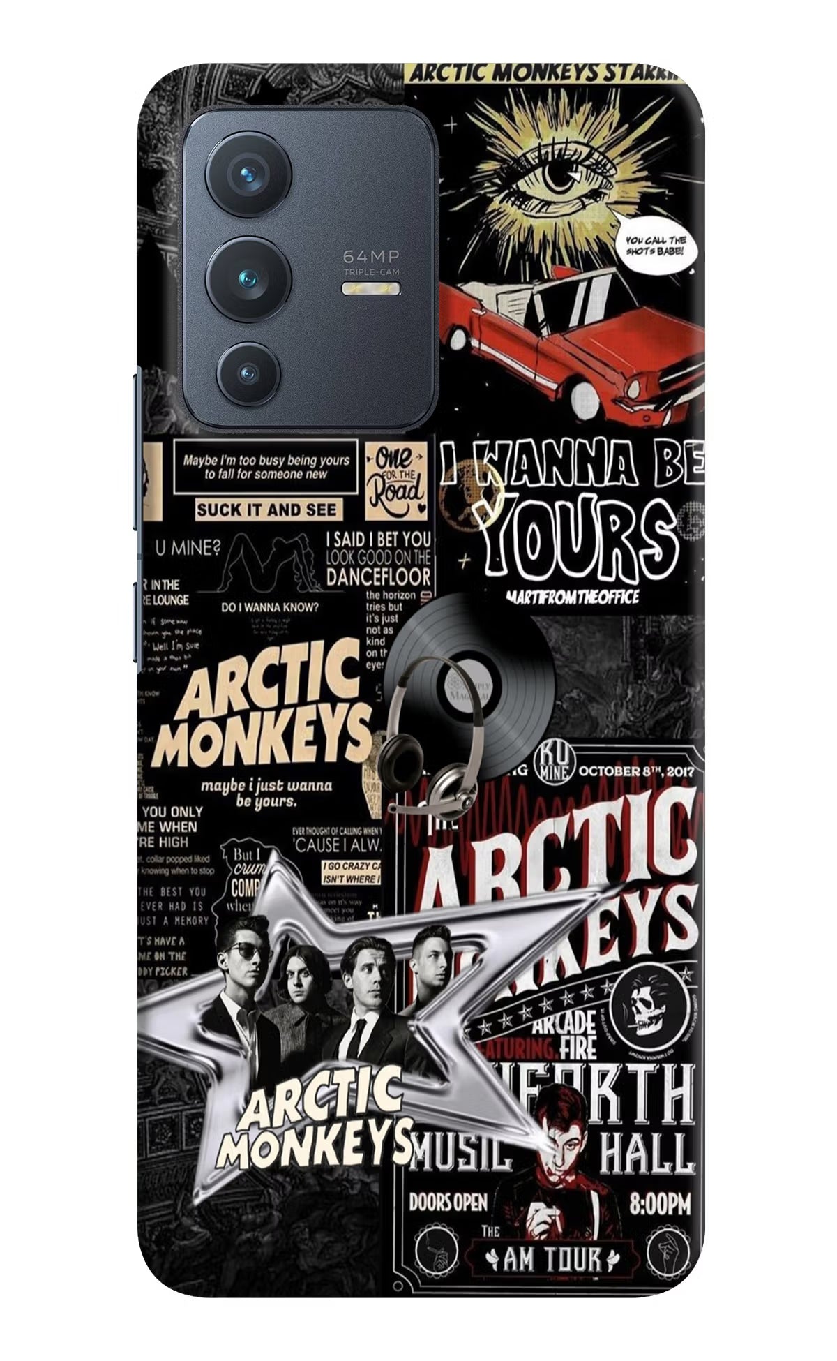 Arctic Monkeys Vivo V23 5G Hard Case Back Cover by Casekaro