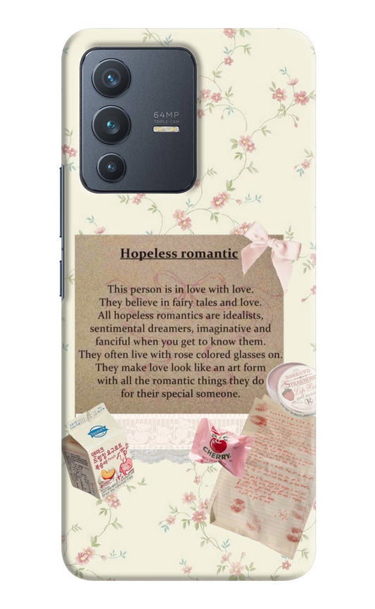 Hopeless Romantic Vivo V23 5G Hard Case Back Cover by Casekaro