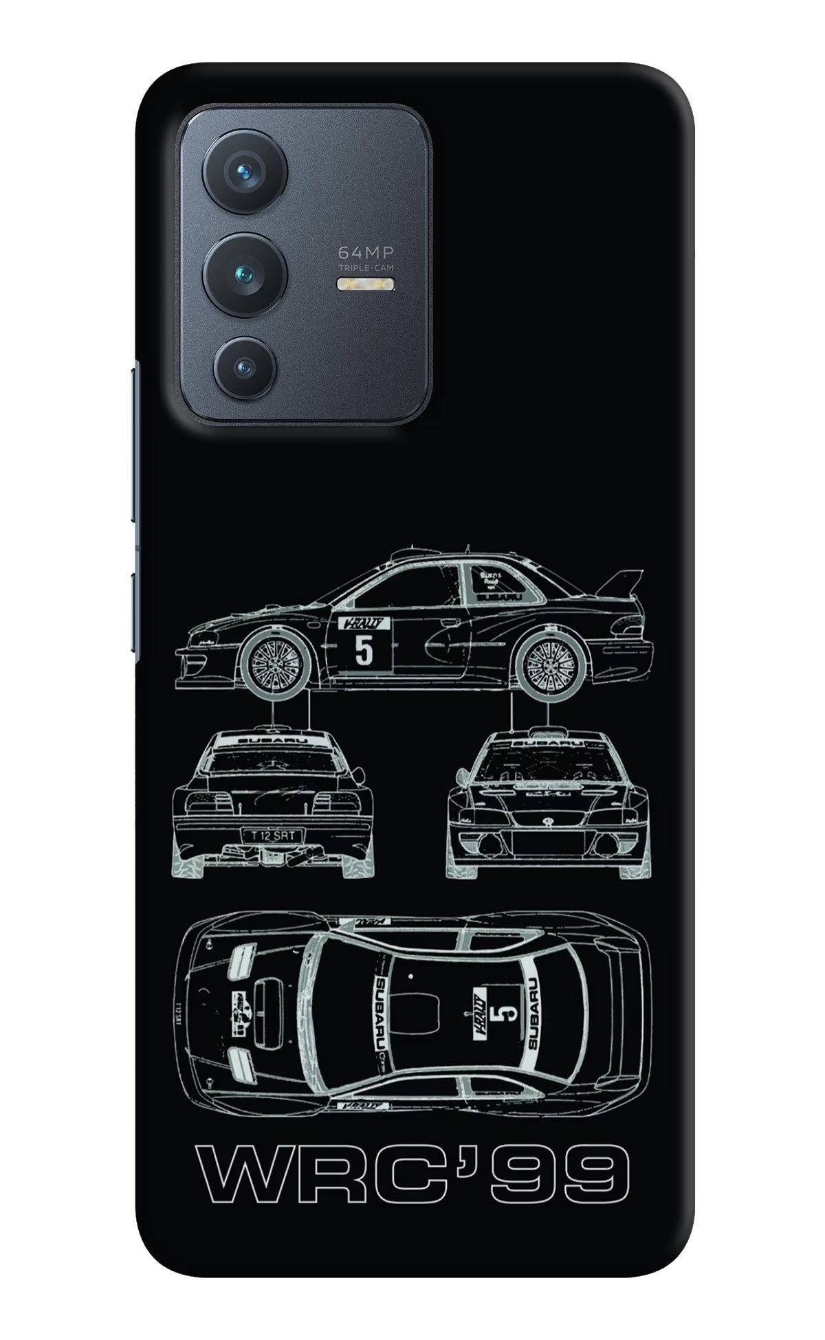 WRC'99 Vivo V23 5G Hard Case Back Cover by Casekaro