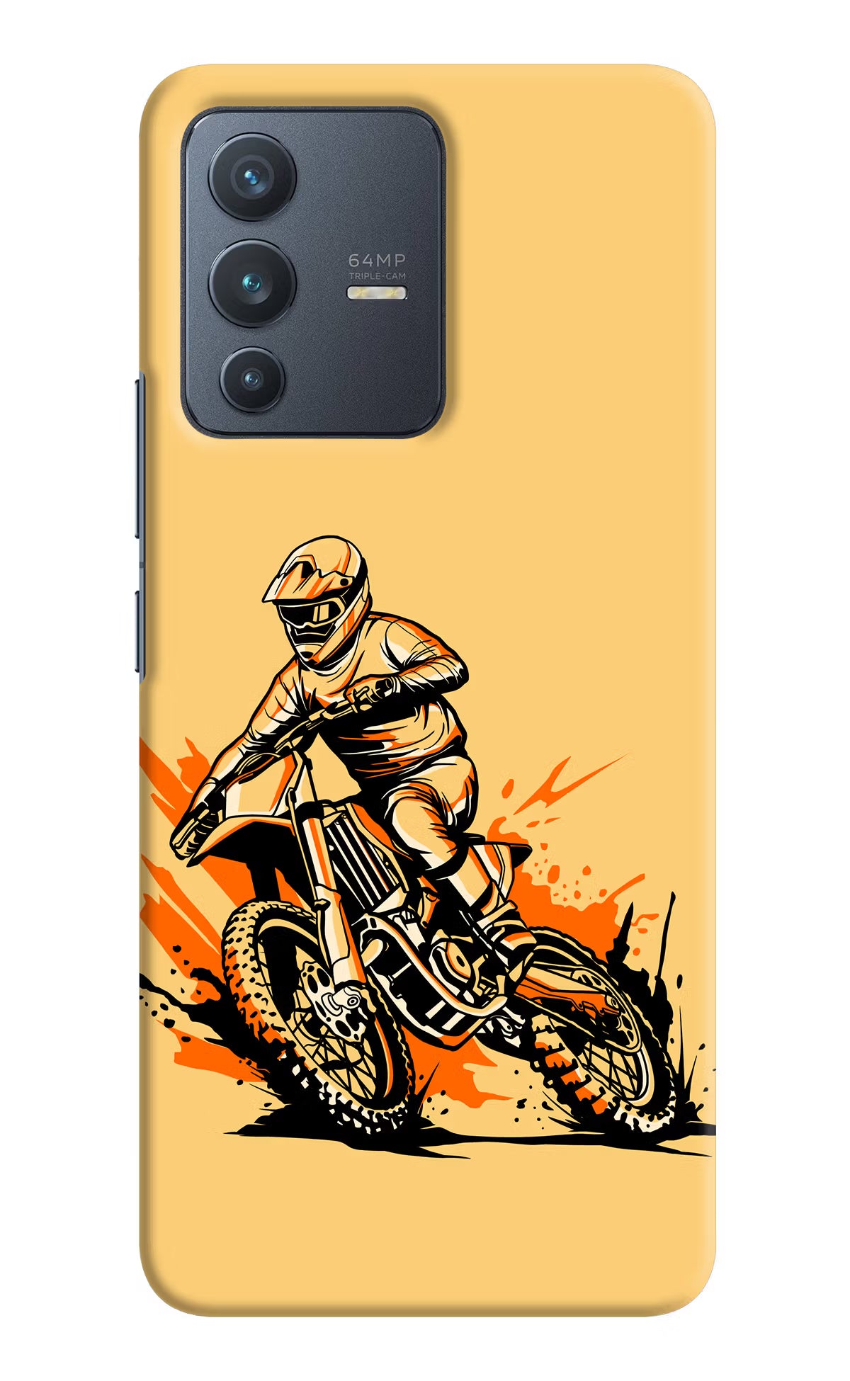 Off-Road Fury Vivo V23 5G Hard Case Back Cover by Casekaro