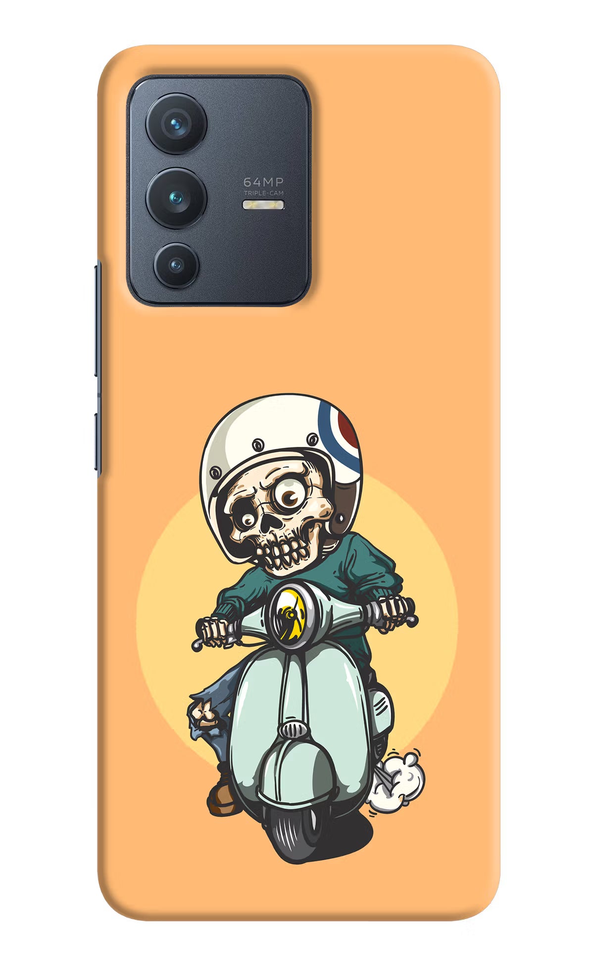 Undead Biker Vivo V23 5G Hard Case Back Cover by Casekaro