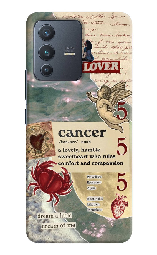 Cancer Zodiac Vivo V23 5G Hard Case Back Cover by Casekaro