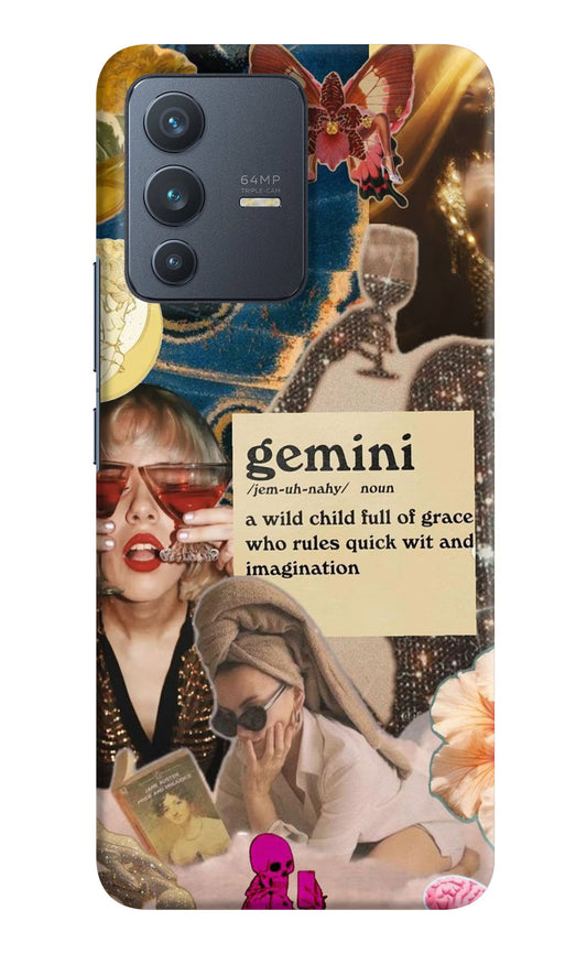Gemini Zodiac Vivo V23 5G Hard Case Back Cover by Casekaro