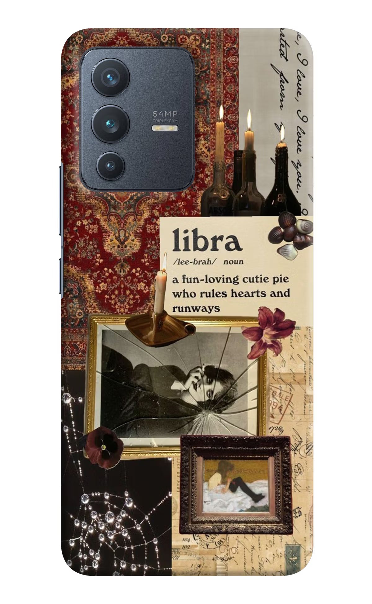 Libra Zodiac Vivo V23 5G Hard Case Back Cover by Casekaro