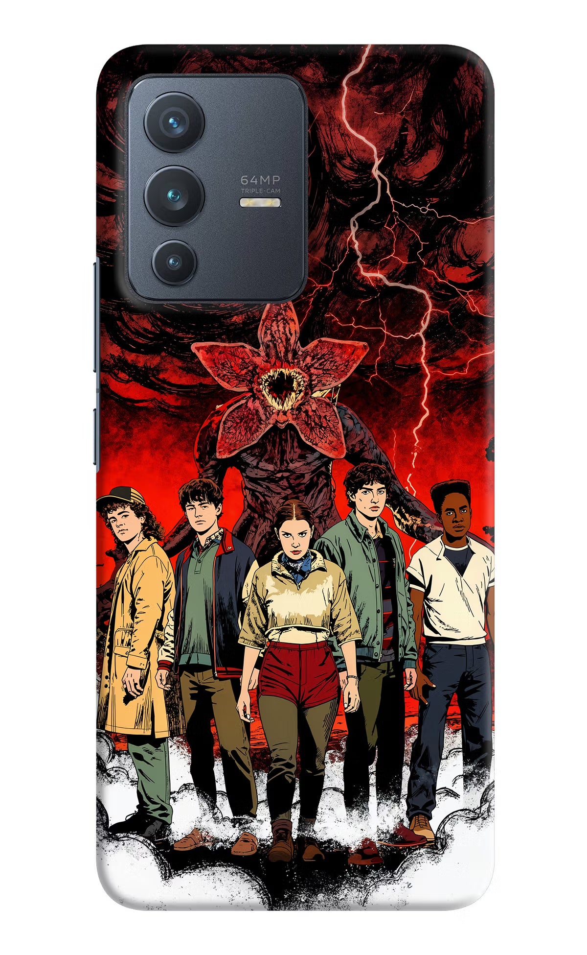 Ordinary Things Characters Vivo V23 5G Hard Case Back Cover by Casekaro