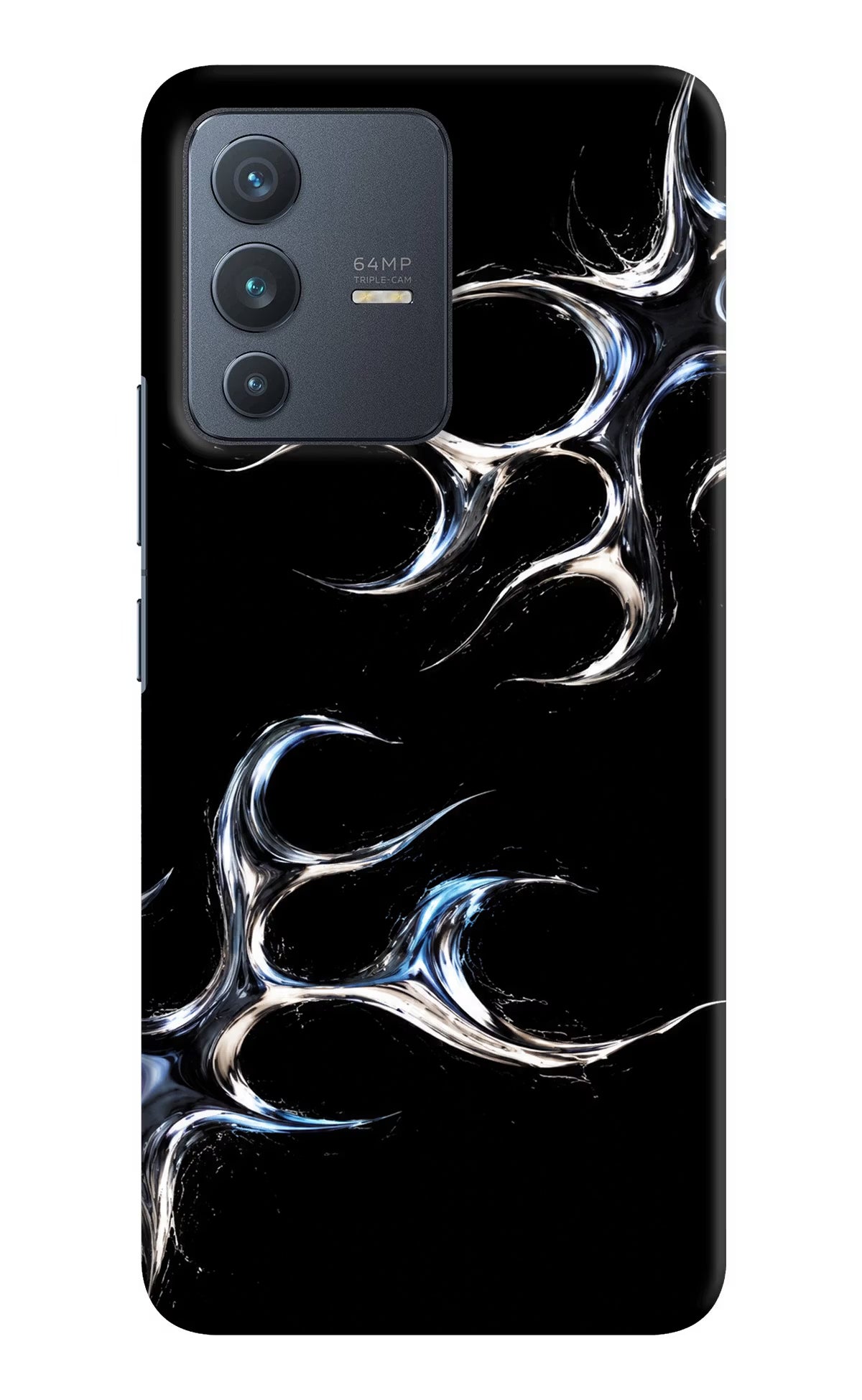 Chrome Tribal Vivo V23 5G Hard Case Back Cover by Casekaro