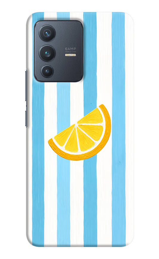Summer Lemon Vivo V23 5G Hard Case Back Cover by Casekaro