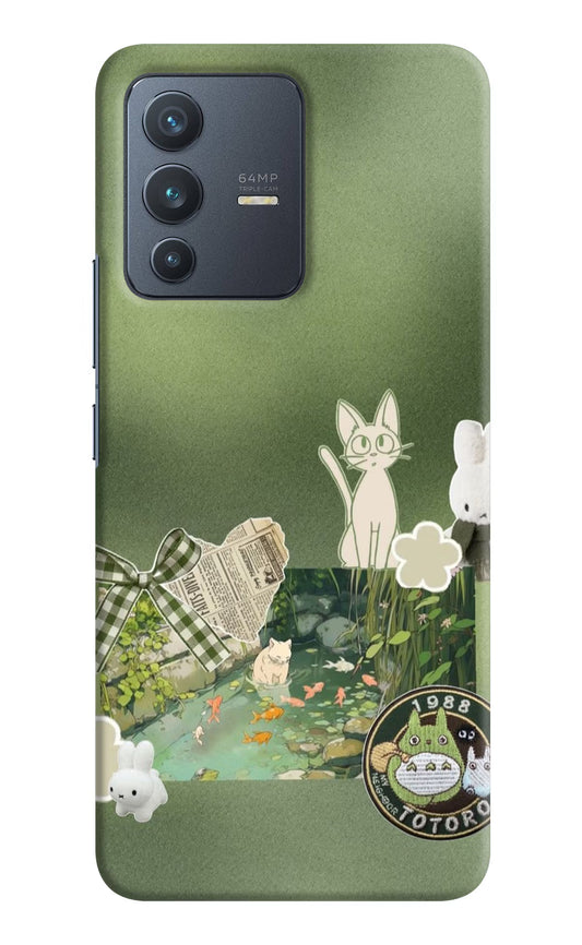 Aesthetic anime Vivo V23 5G Hard Case Back Cover by Casekaro