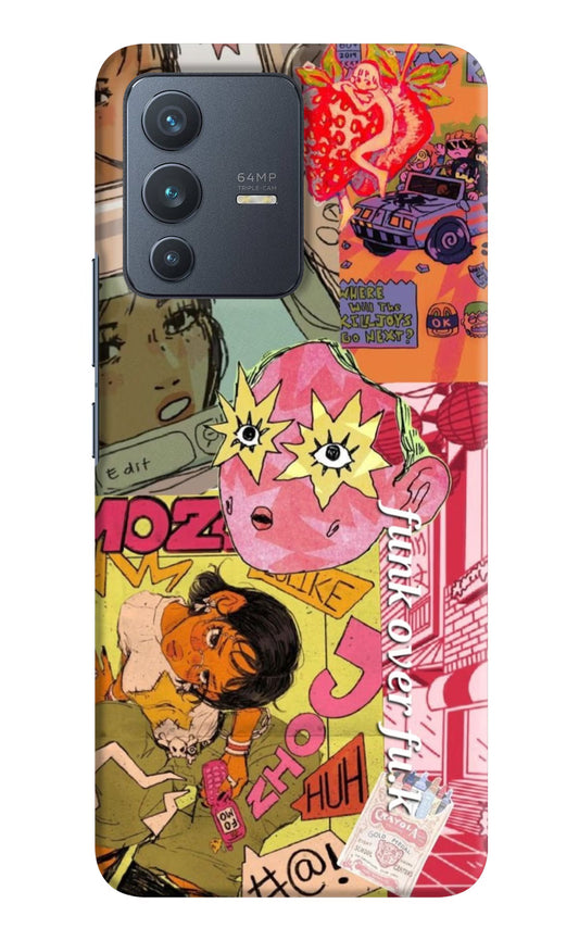 Funkover Vivo V23 5G Hard Case Back Cover by Casekaro