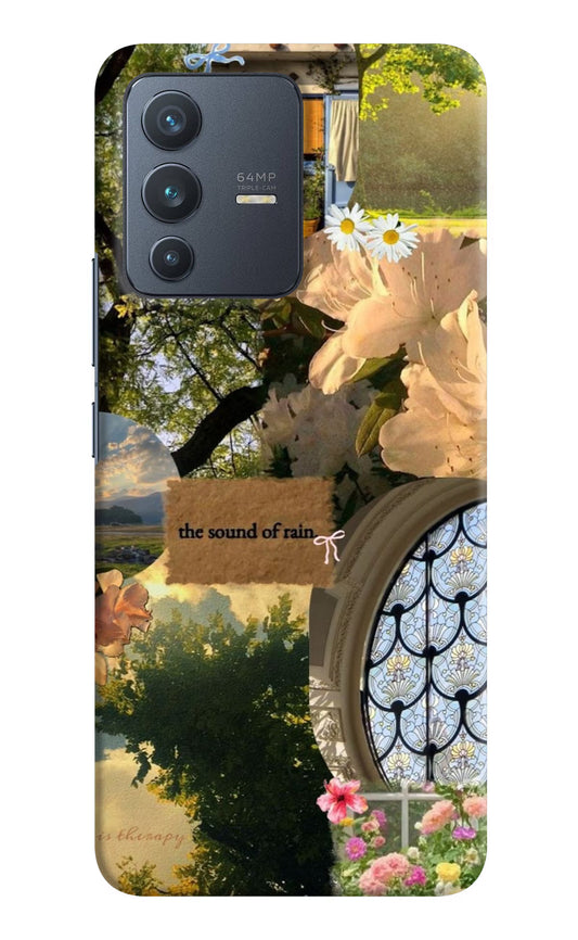 Rain Vivo V23 5G Hard Case Back Cover by Casekaro