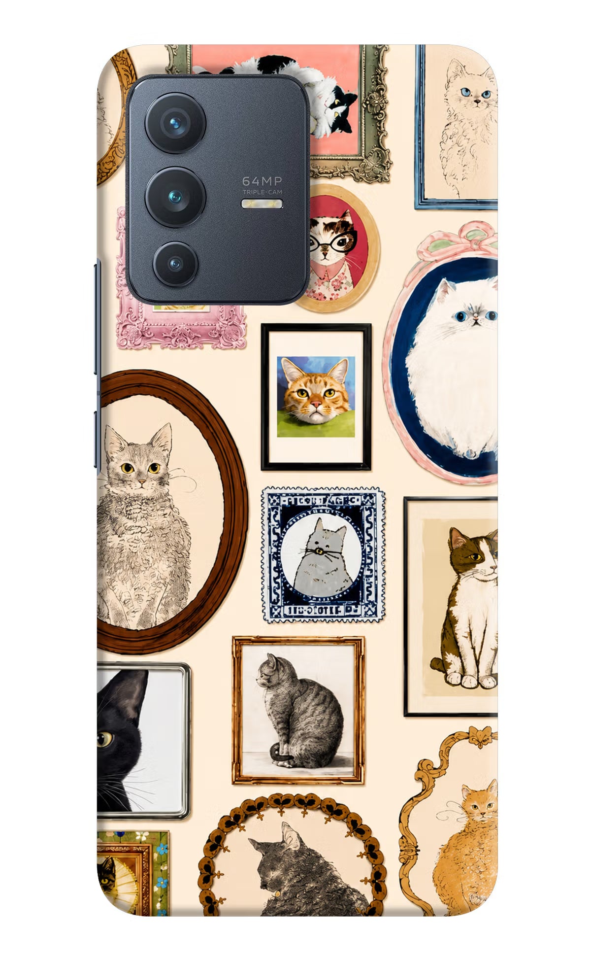Mirror Cats Vivo V23 5G Back Cover