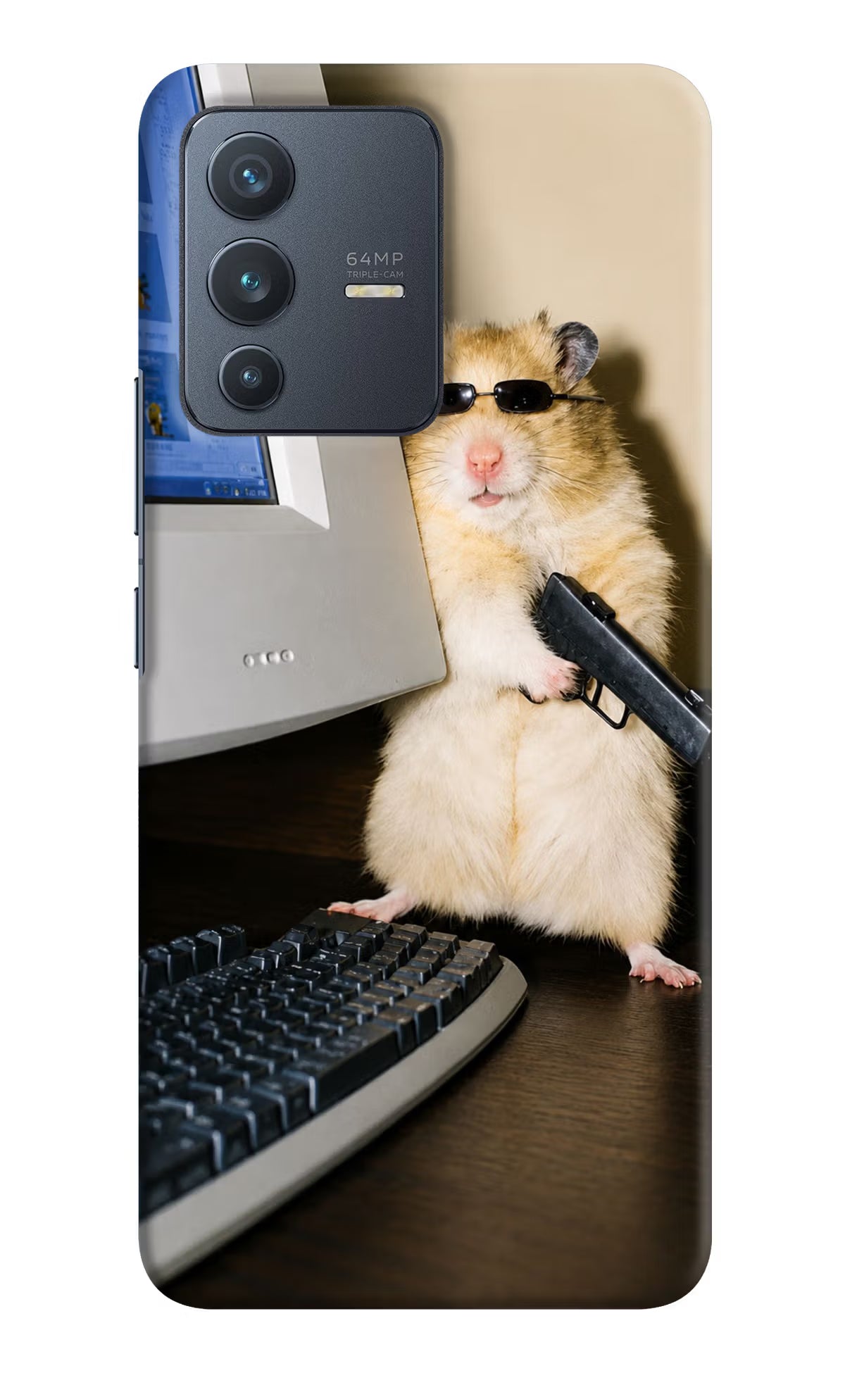 Hacker Hamster Vivo V23 5G Back Cover