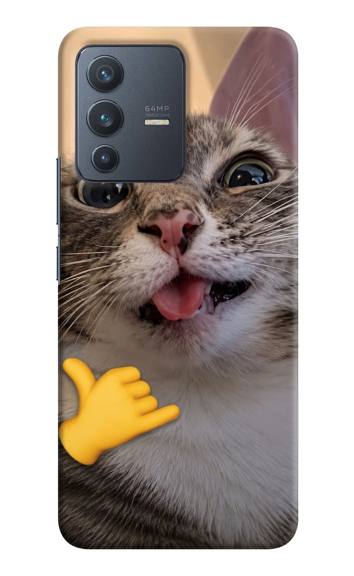 Silly Cat Call Vivo V23 5G Back Cover