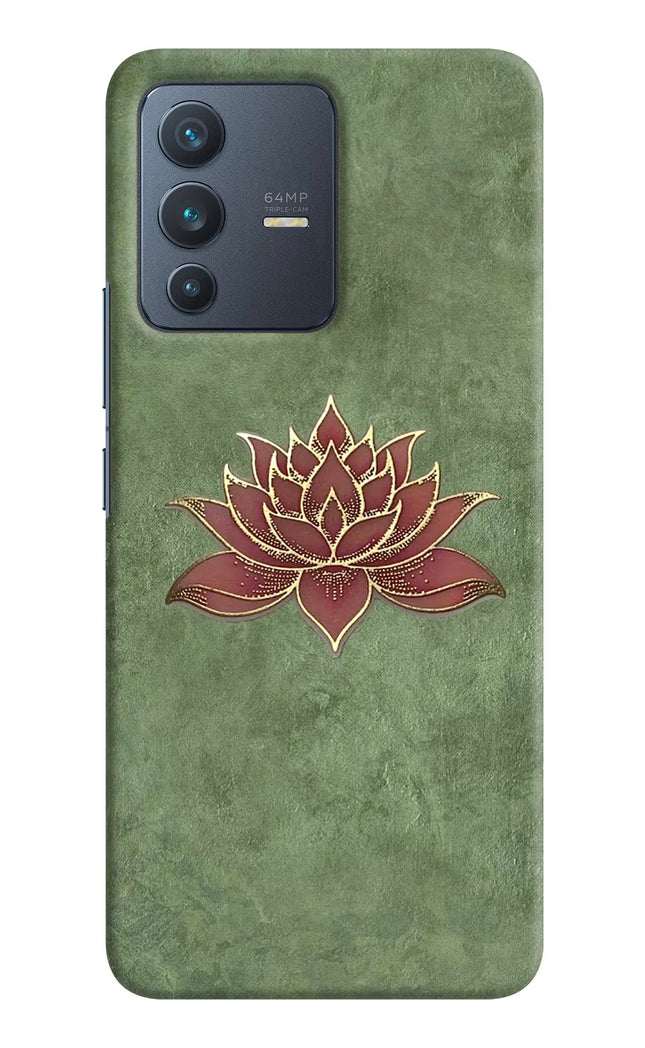 Lotus Grace Vivo V23 5G Hard Case Back Cover by Casekaro
