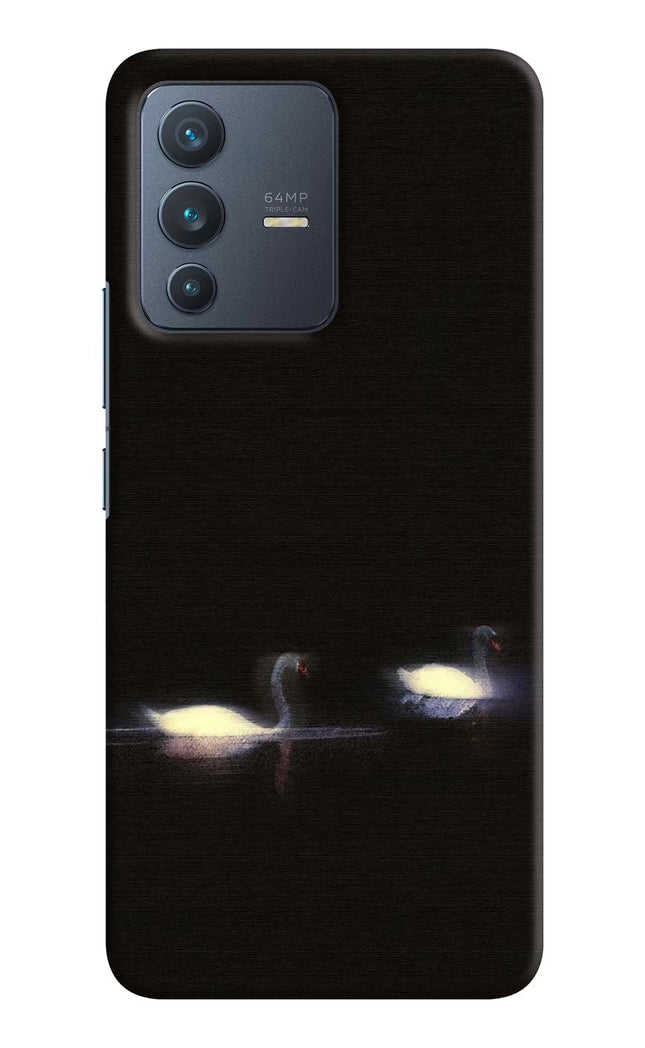 Silent Swans Vivo V23 5G Hard Case Back Cover by Casekaro