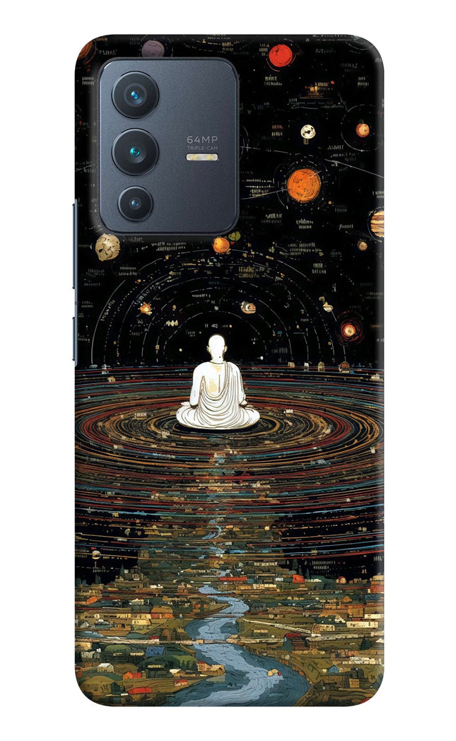 Space Monk Vivo V23 5G Hard Case Back Cover by Casekaro