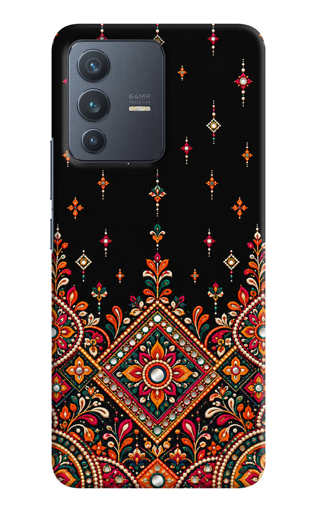 Noir Mehfil Vivo V23 5G Hard Case Back Cover by Casekaro