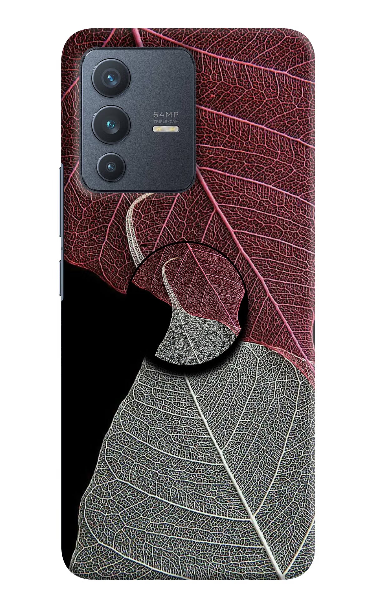 Leaf Pattern Vivo V23 5G Pop Case by Casekaro
