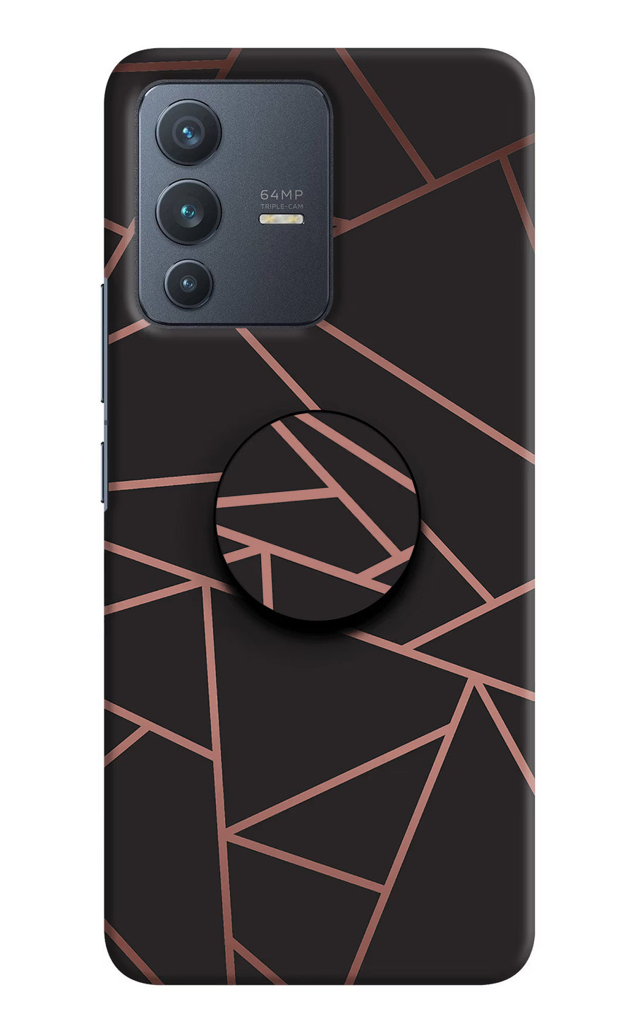 Geometric Pattern Vivo V23 5G Pop Case, Hard case