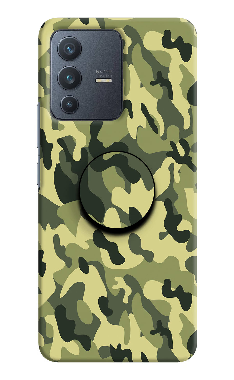 Camouflage Vivo V23 5G Pop Case, Hard case