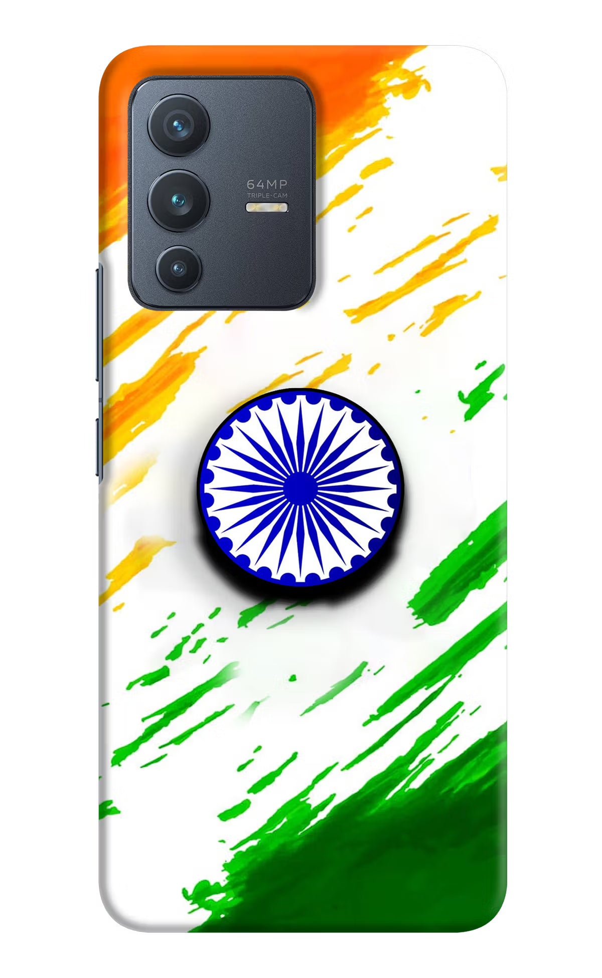 Indian Flag Ashoka Chakra Vivo V23 5G Pop Case by Casekaro