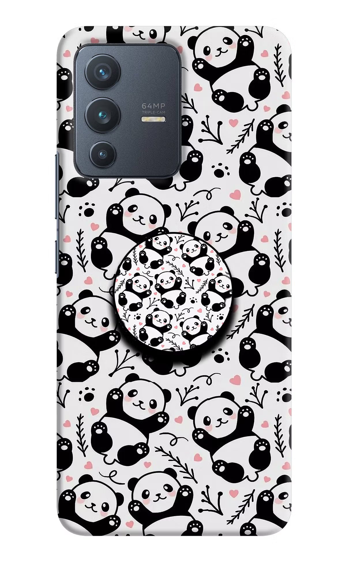 Cute Panda Vivo V23 5G Pop Case by Casekaro