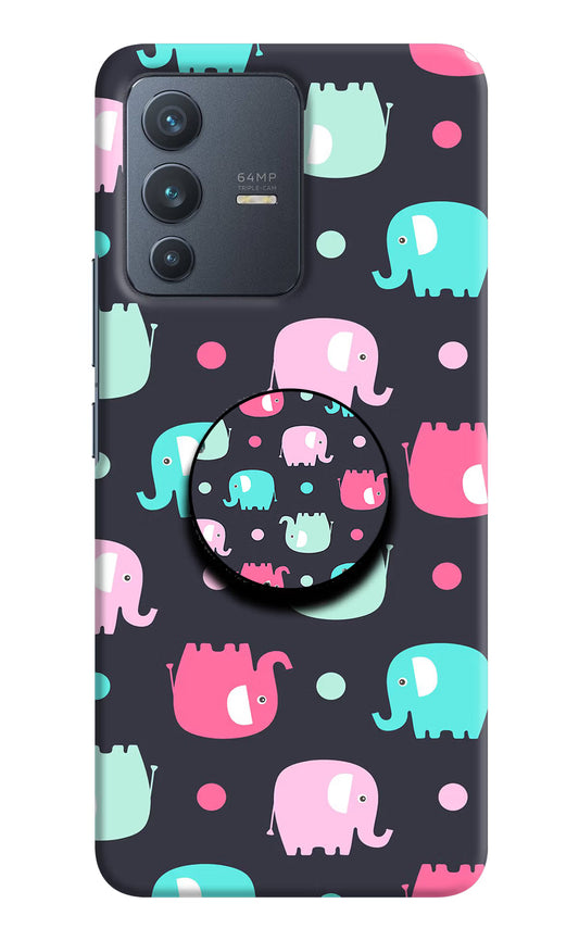 Baby Elephants Vivo V23 5G Pop Case by Casekaro