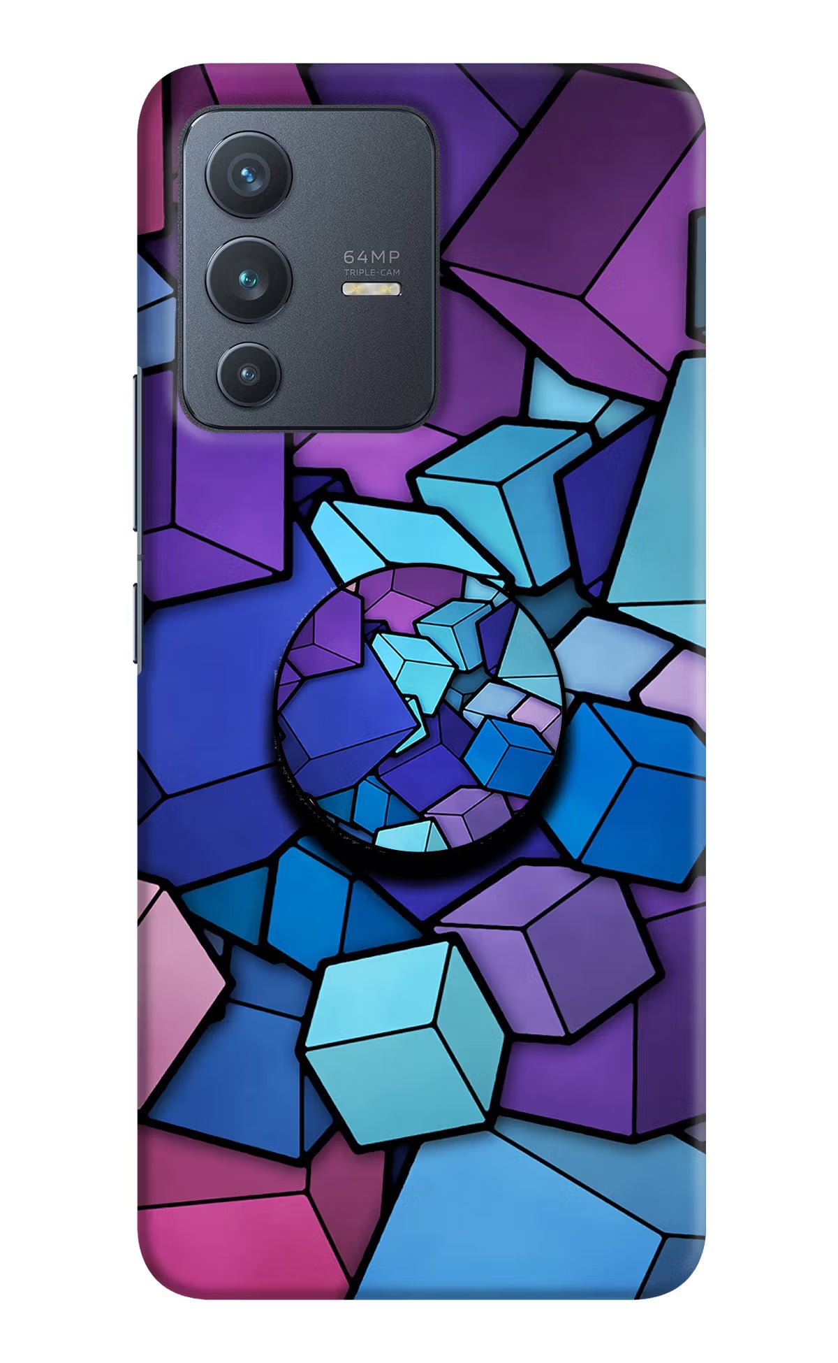 Cubic Abstract Vivo V23 5G Pop Case by Casekaro
