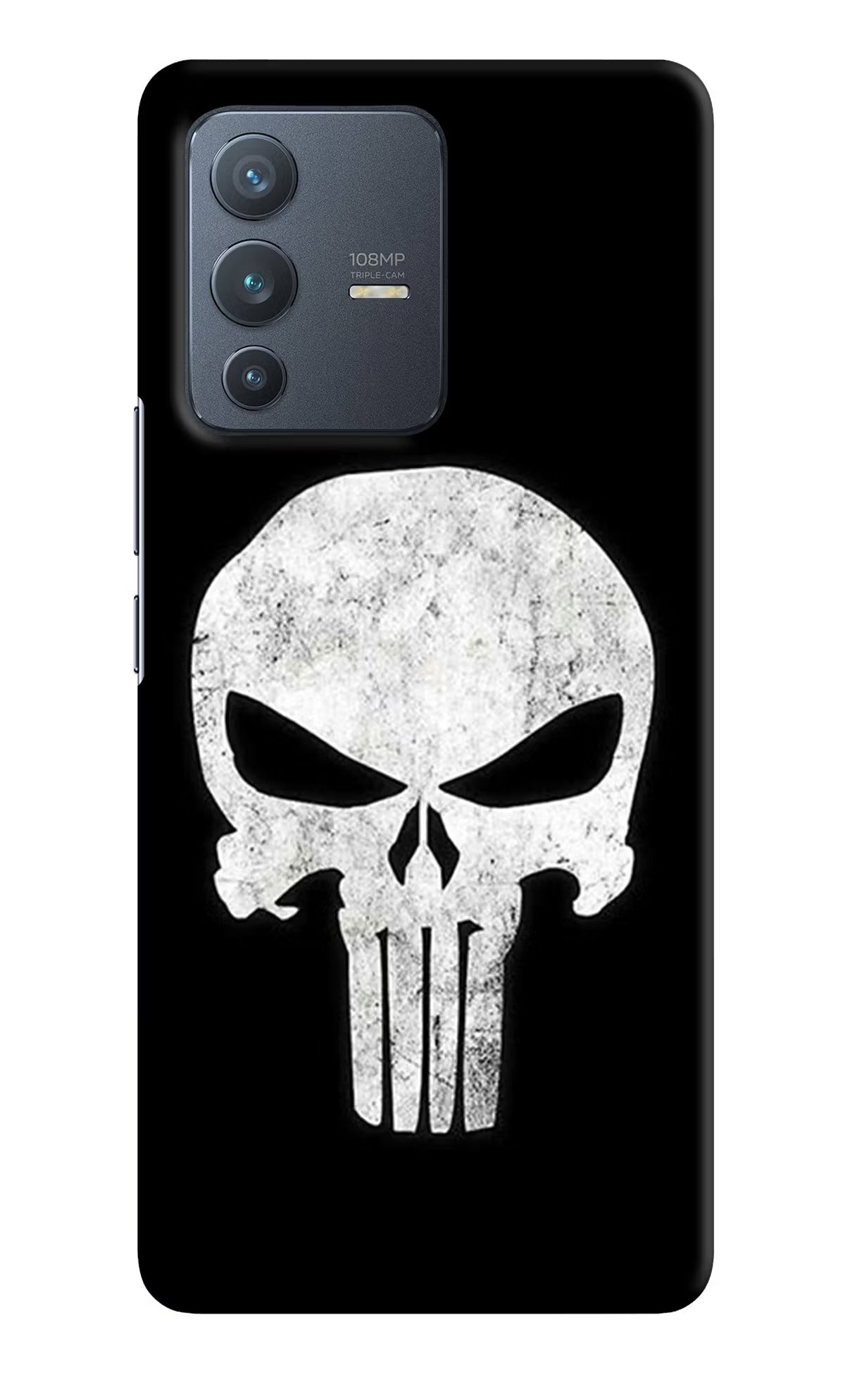 Punisher Skull Vivo V23 Pro 5G Hard Case Back Cover by Casekaro