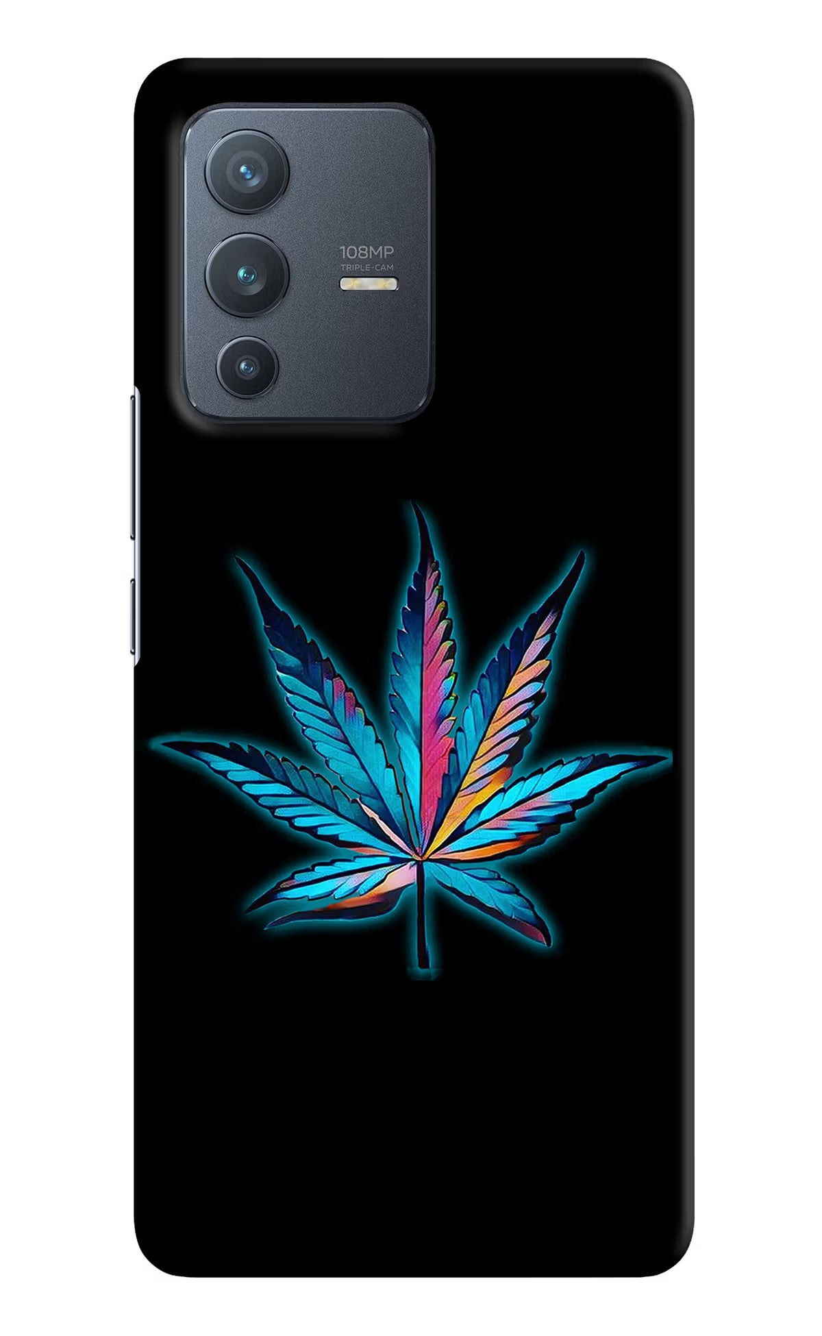 Weed Vivo V23 Pro 5G Hard Case Back Cover by Casekaro