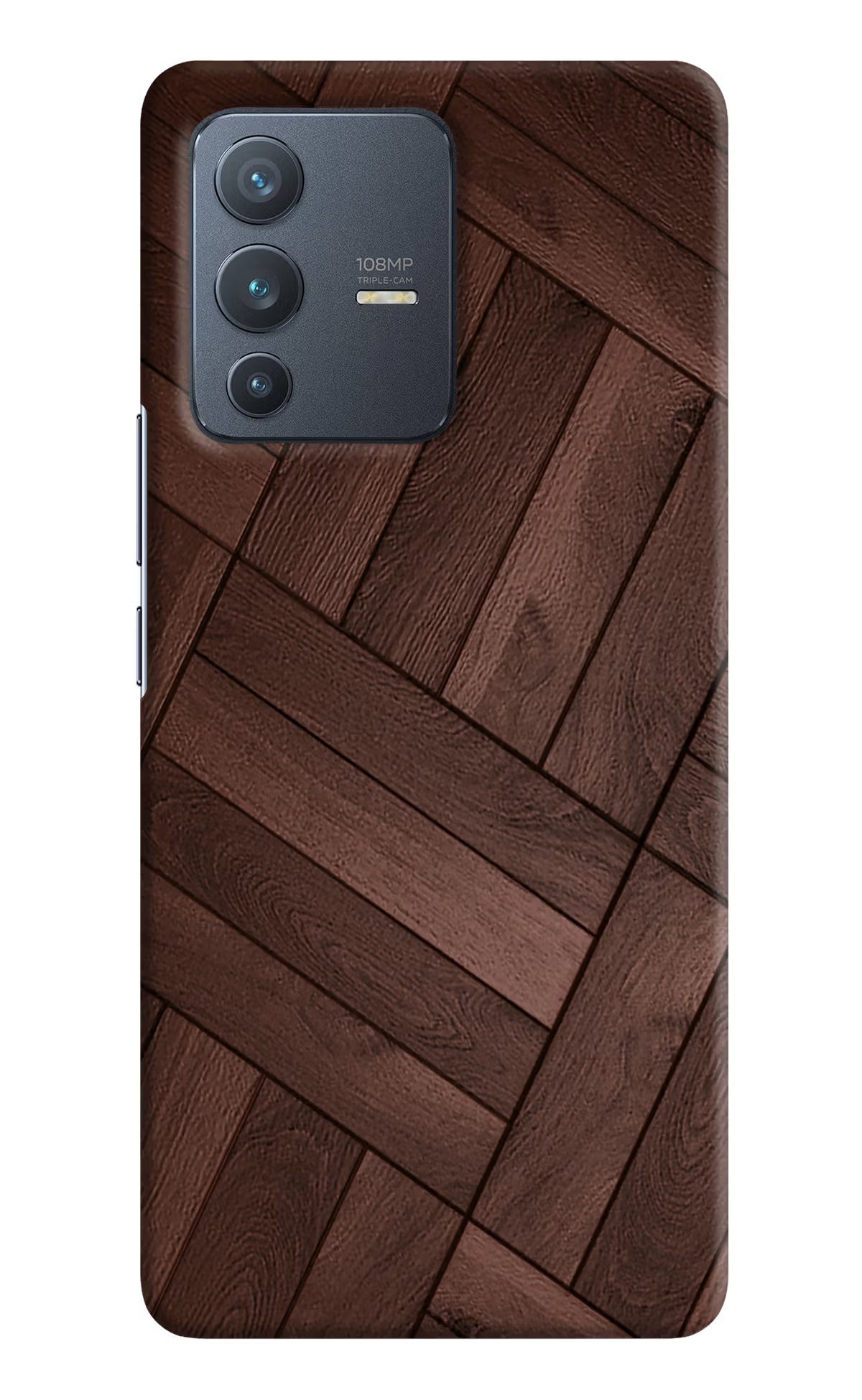 Wooden Texture Design Vivo V23 Pro 5G Hard Case Back Cover by Casekaro