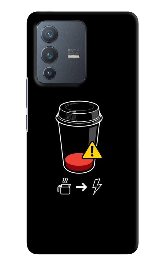 Coffee Vivo V23 Pro 5G Hard Case Back Cover by Casekaro