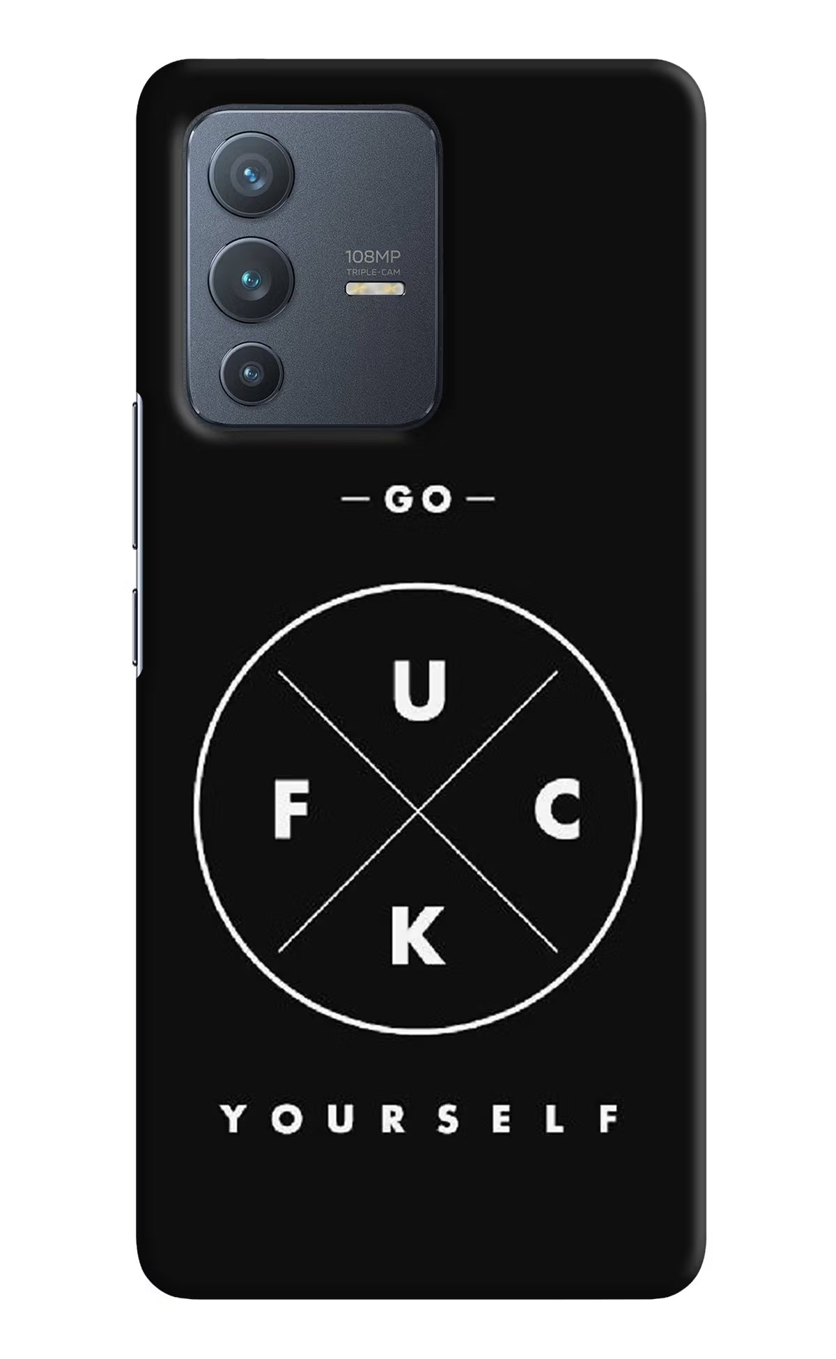 Go Fuck Yourself Vivo V23 Pro 5G Hard Case Back Cover by Casekaro