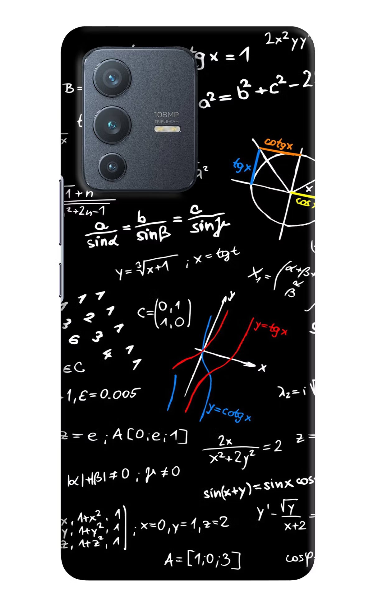 Mathematics Formula Vivo V23 Pro 5G Hard Case Back Cover by Casekaro
