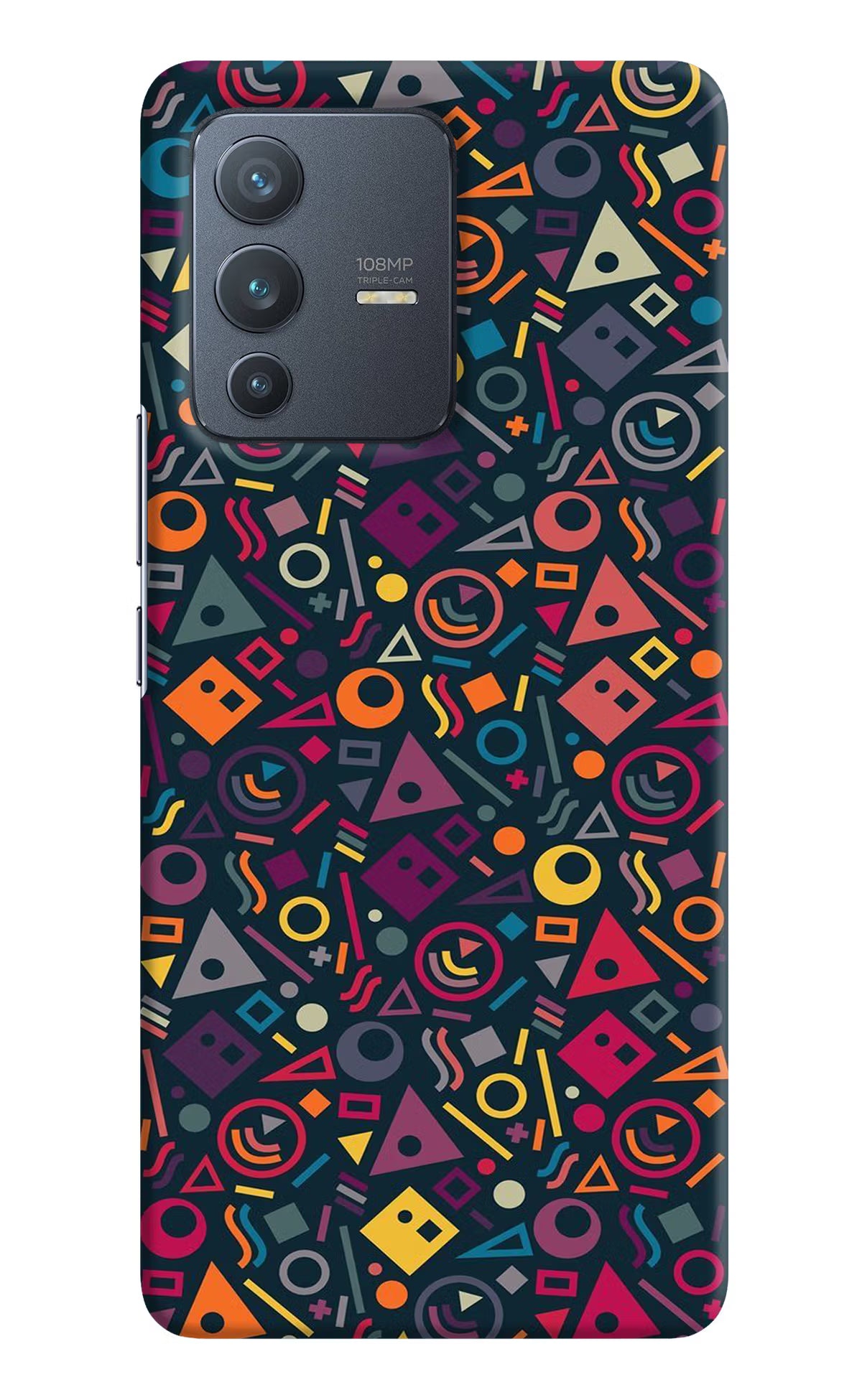 Geometric Abstract Vivo V23 Pro 5G Hard Case Back Cover by Casekaro