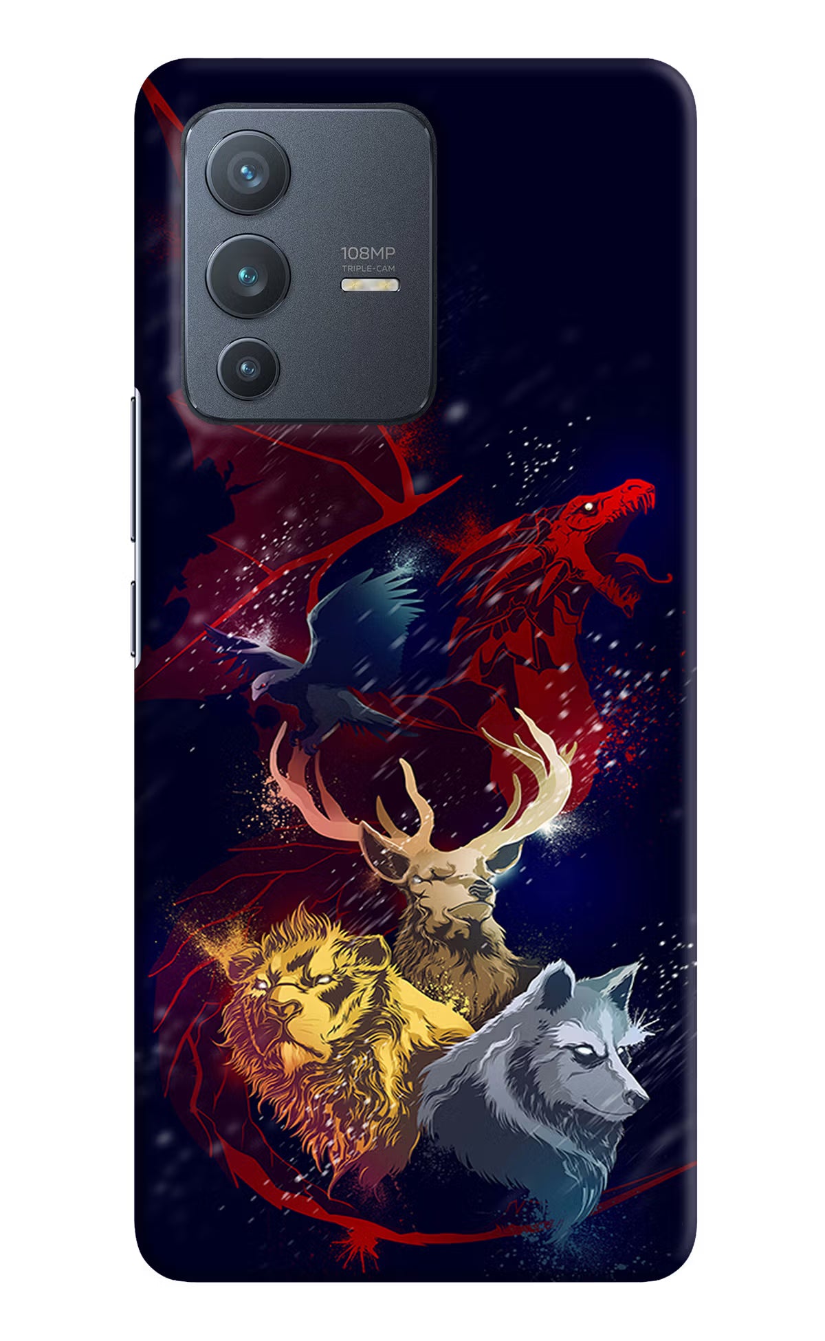 Game Of Thrones Vivo V23 Pro 5G Hard Case Back Cover by Casekaro