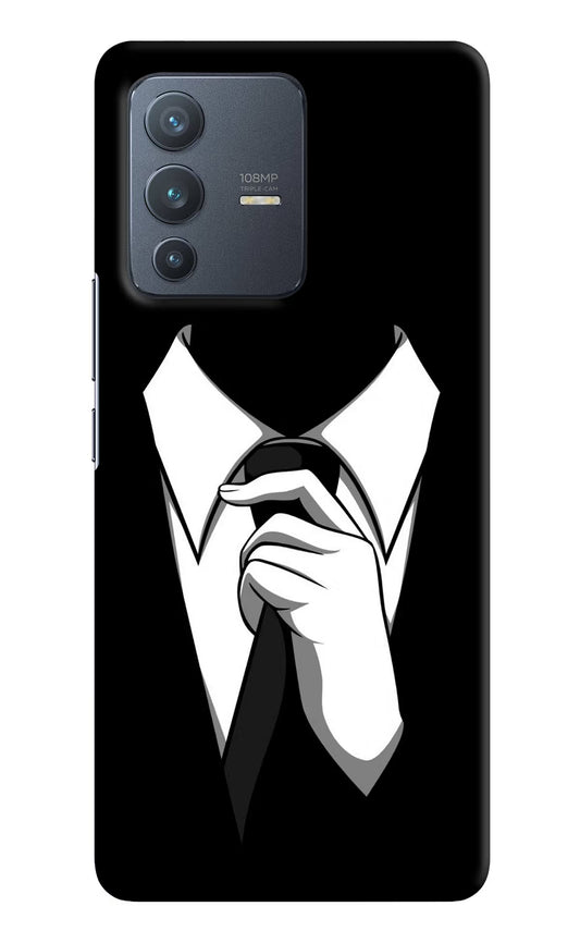 Black Tie Vivo V23 Pro 5G Hard Case Back Cover by Casekaro