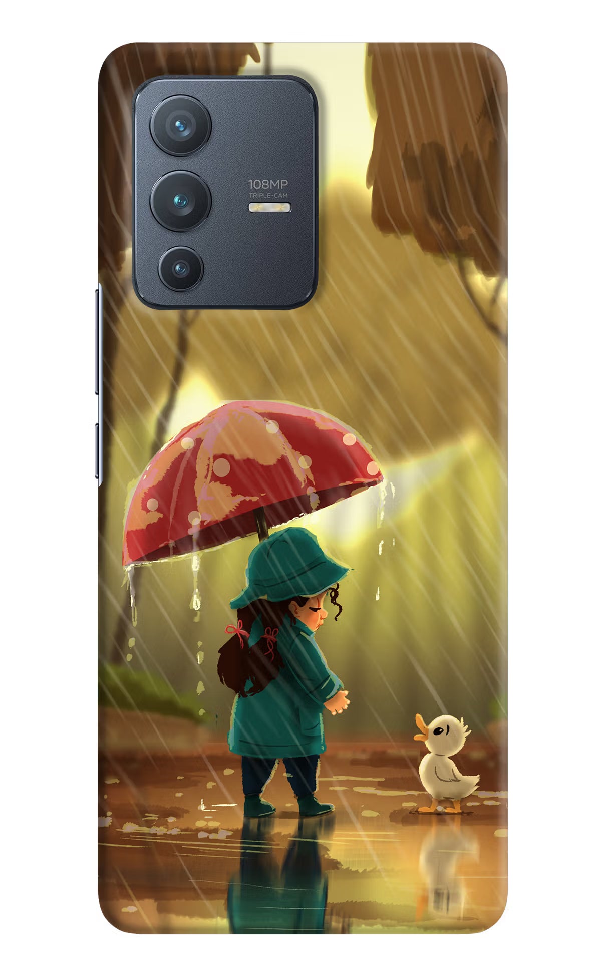 Rainy Day Vivo V23 Pro 5G Hard Case Back Cover by Casekaro