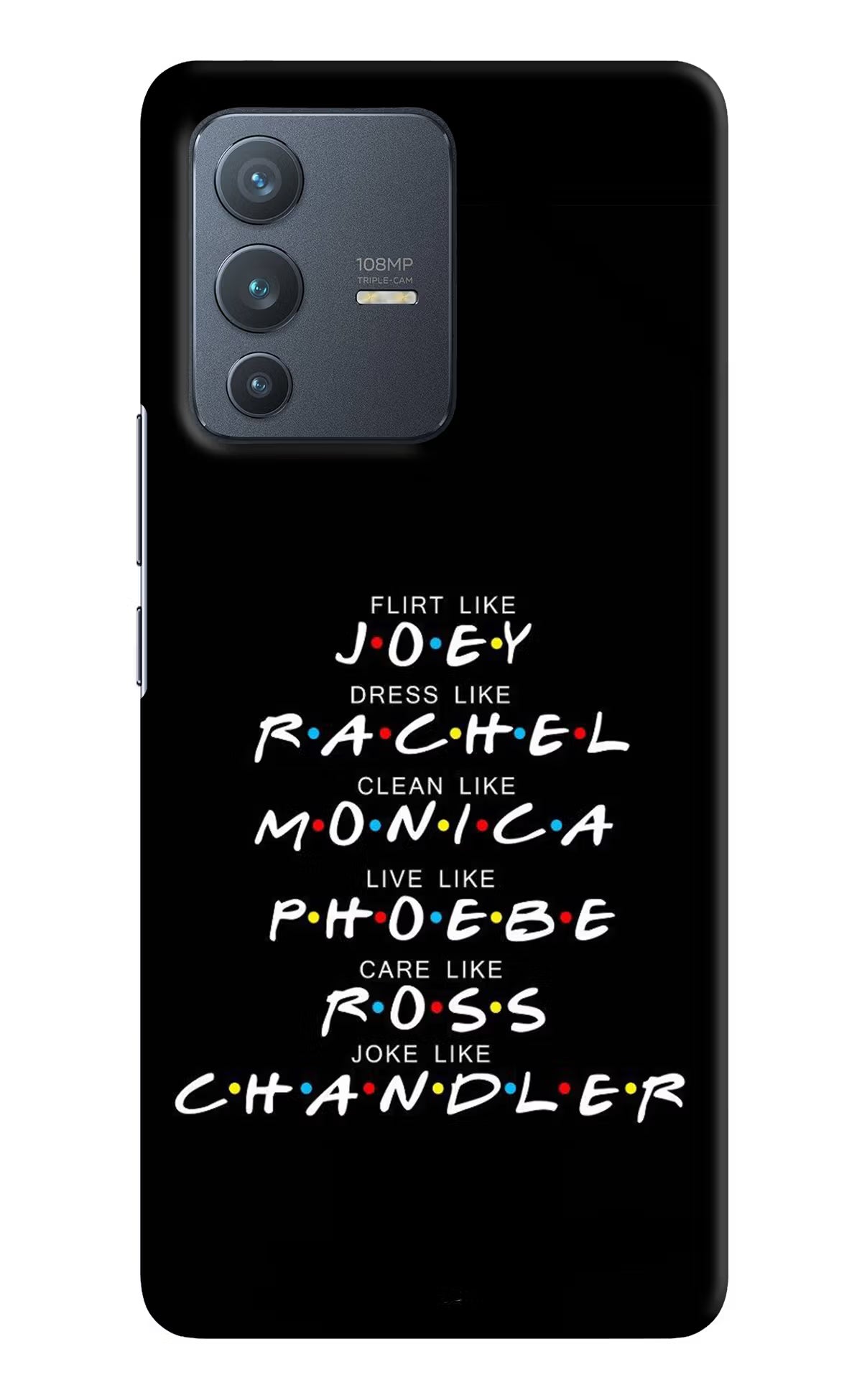FRIENDS Character Vivo V23 Pro 5G Hard Case Back Cover by Casekaro
