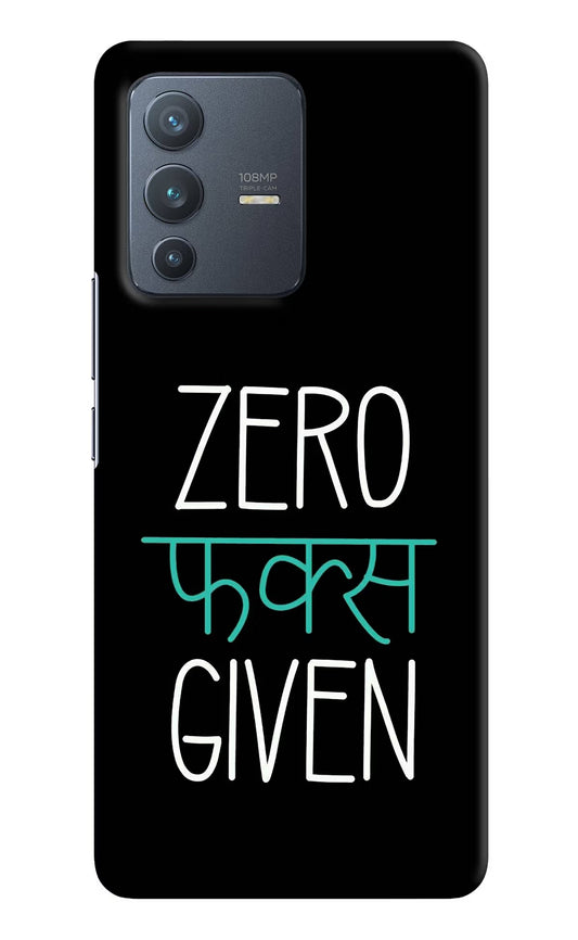 Zero Fucks Given Vivo V23 Pro 5G Hard Case Back Cover by Casekaro