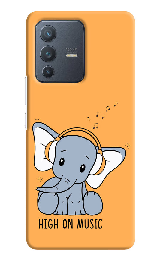 High On Music Vivo V23 Pro 5G Hard Case Back Cover by Casekaro