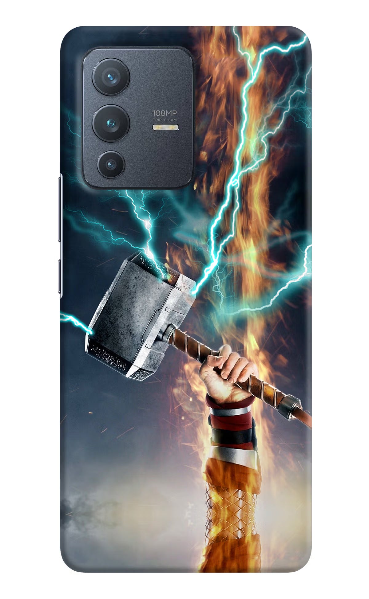 Thor Hammer Mjolnir Vivo V23 Pro 5G Hard Case Back Cover by Casekaro