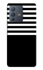Black and White Print Vivo V23 Pro 5G Hard Case Back Cover by Casekaro